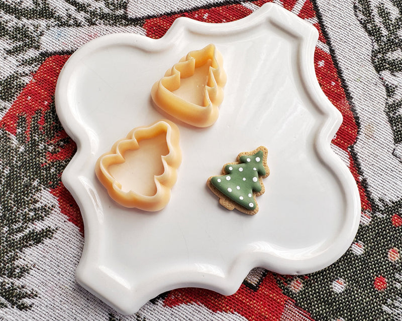 Christmas Tree Sugar Cookie Clay Cutter Set - Christmas 2024