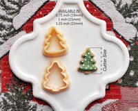 Christmas Tree Sugar Cookie Clay Cutter Set - Christmas 2024