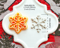 Thin Snowflake Clay Cutter - Christmas 2024