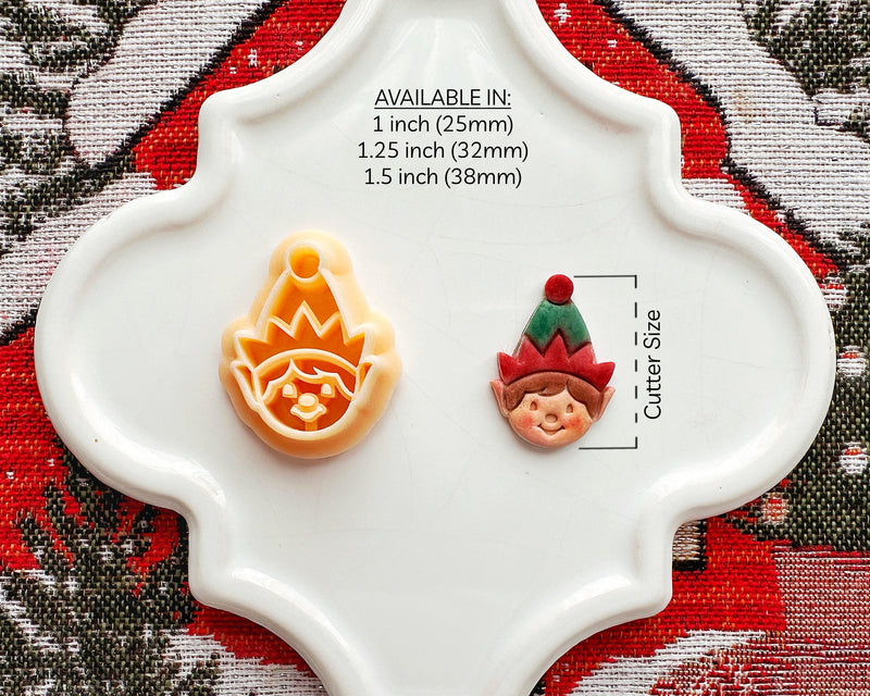 Christmas Elf Clay Cutter - Christmas 2024