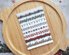 Festive Christmas Borders & Garlands Polymer Clay Transfer Sheet - Christmas 2024