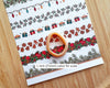 Festive Christmas Borders & Garlands Polymer Clay Transfer Sheet - Christmas 2024