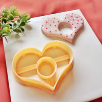 Heart Page Holder Clay Cutter for Polymer Clay – Valentine Bookmark Tool