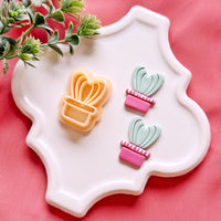 Heart Cactus Clay Cutter – Valentine Polymer Clay Cutter