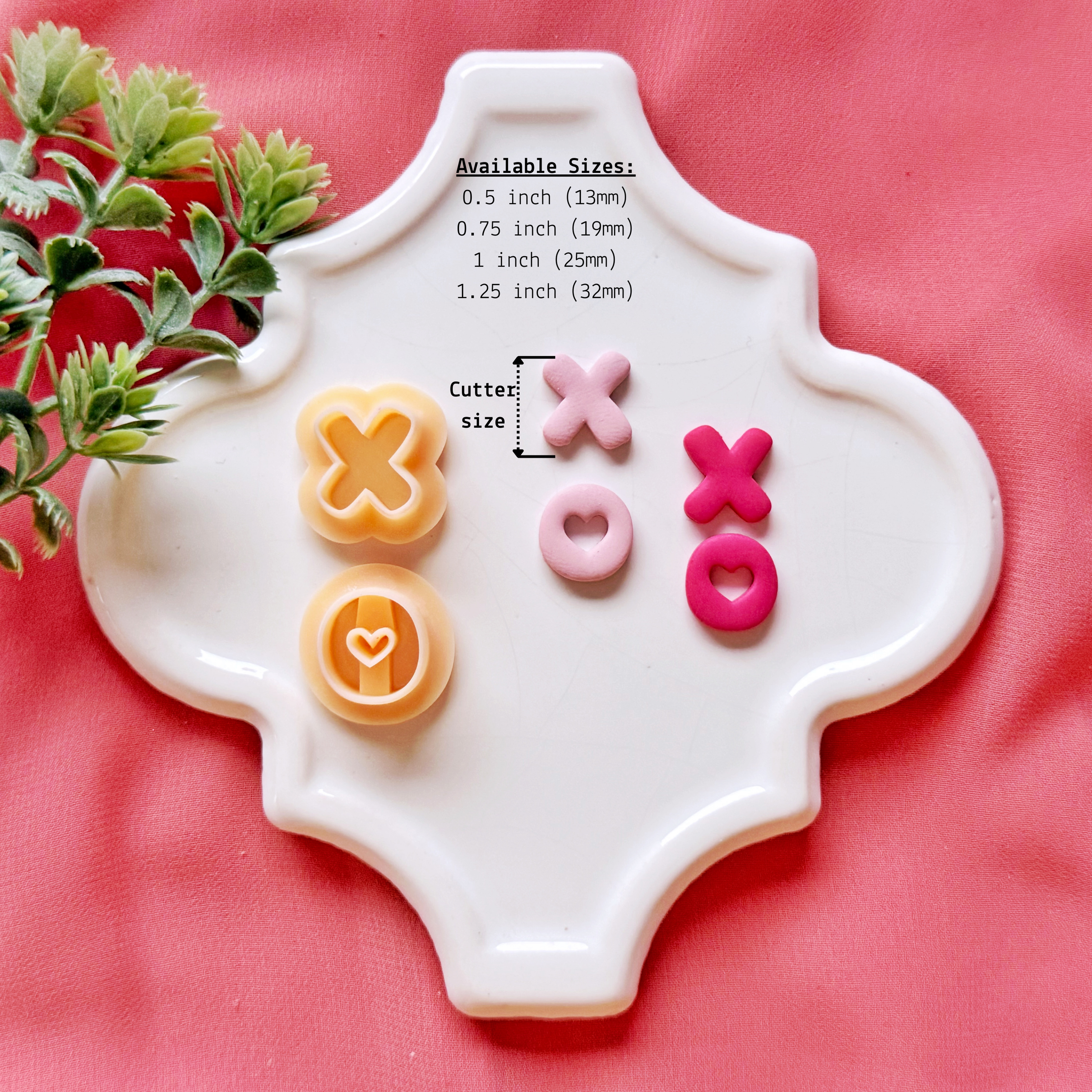 XO Clay Cutter Set – Valentine Polymer Clay Mini Cutters