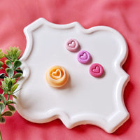 Heart Coin Clay Cutter – Valentine Polymer Clay Cutter