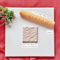 Feather Texture Roller for Polymer Clay