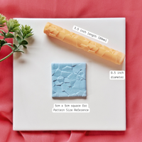 Ice Texture Roller for Polymer Clay