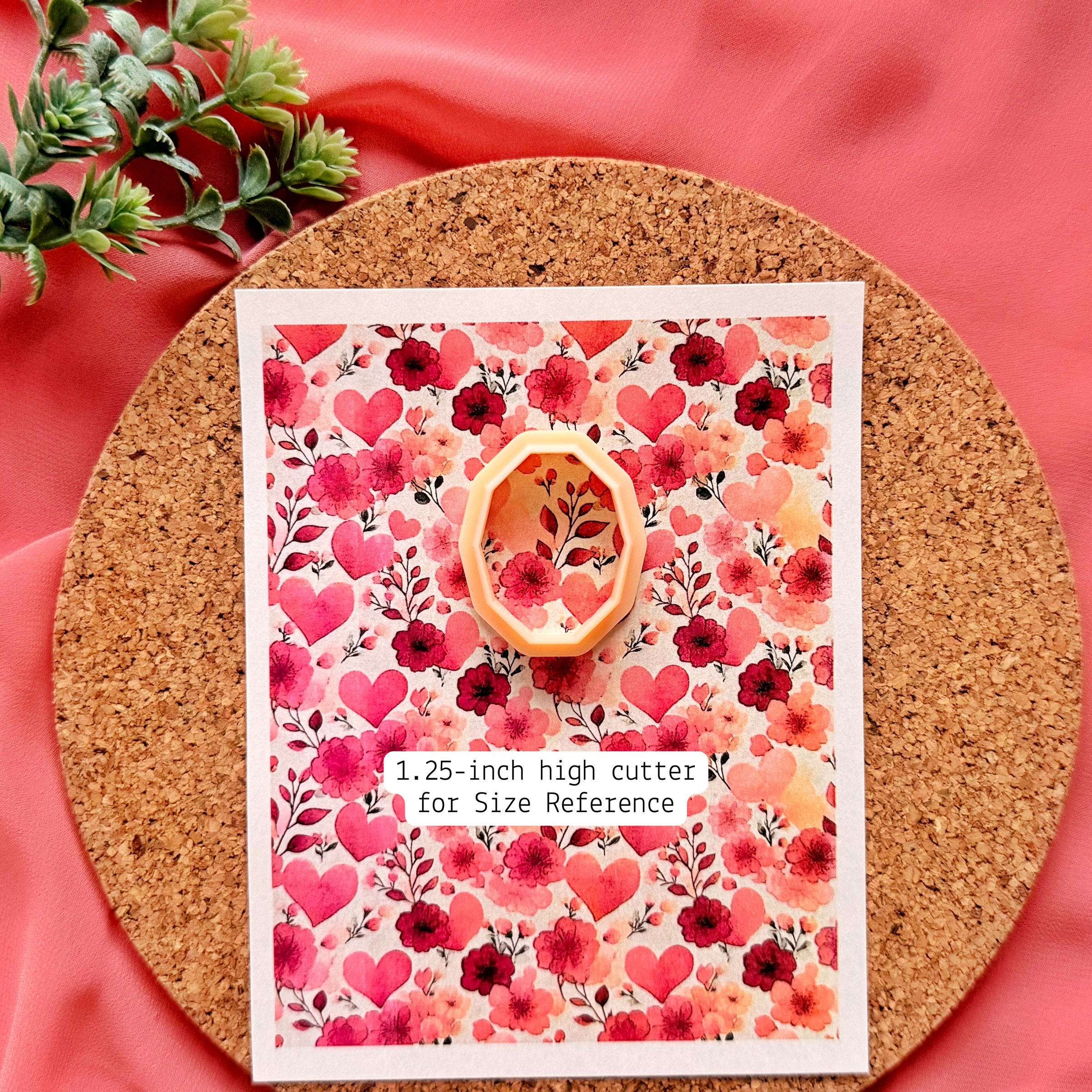 Heart Bouquets Polymer Clay Transfer Sheet – Water Soluble Design