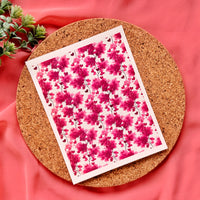 Heart Blossoms Polymer Clay Transfer Sheet – Water Soluble Design