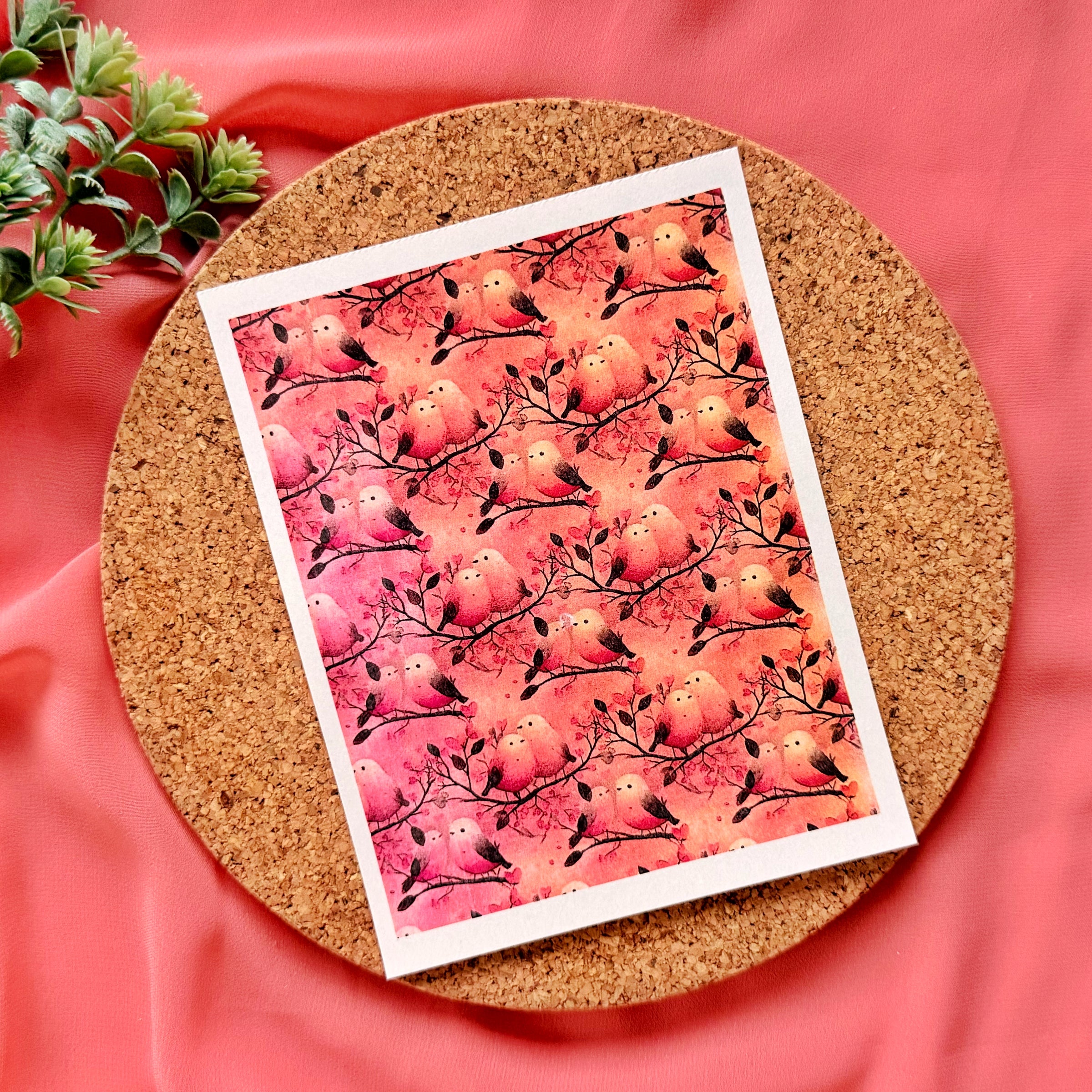 Love Birds Polymer Clay Transfer Sheet – Water Soluble Design