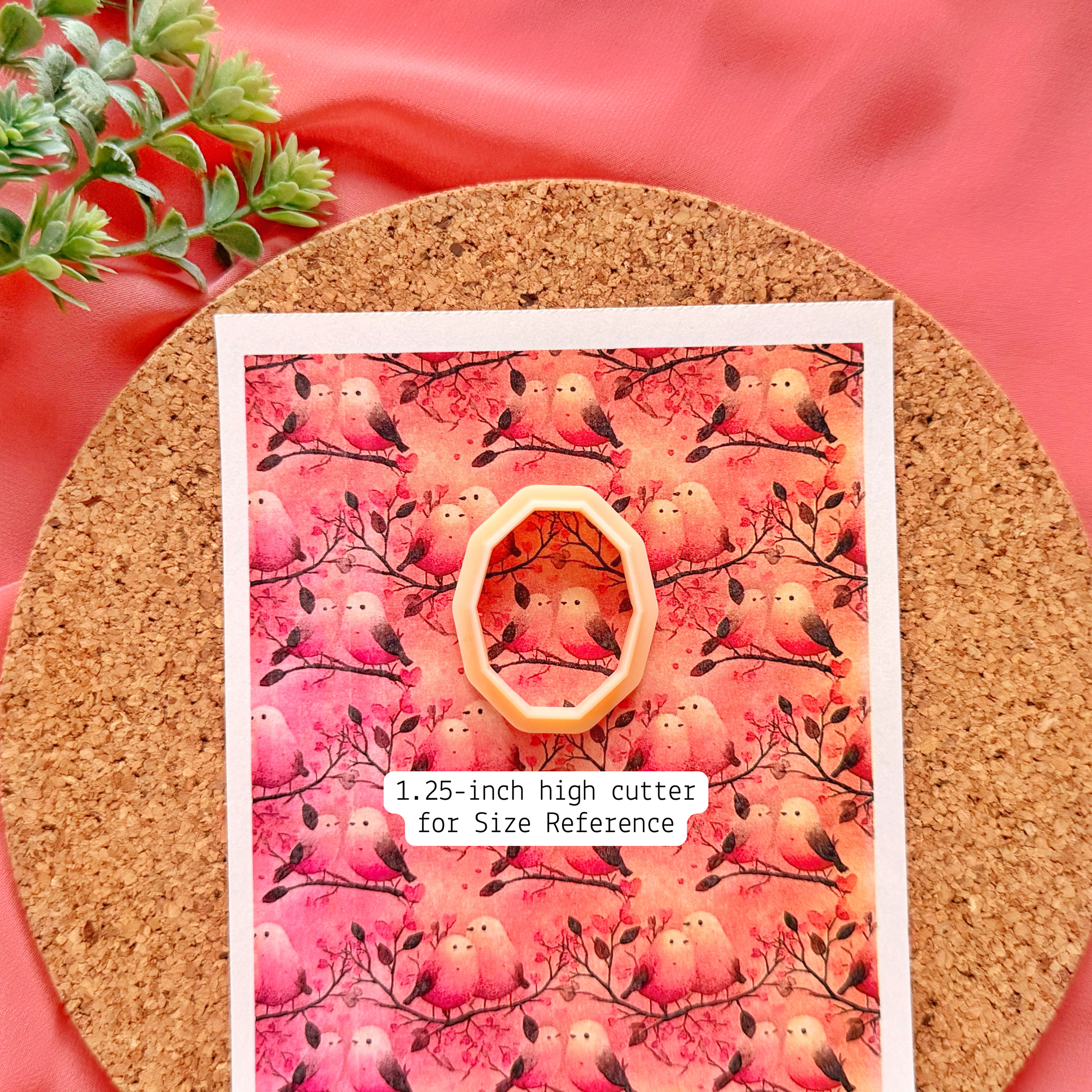 Love Birds Polymer Clay Transfer Sheet – Water Soluble Design