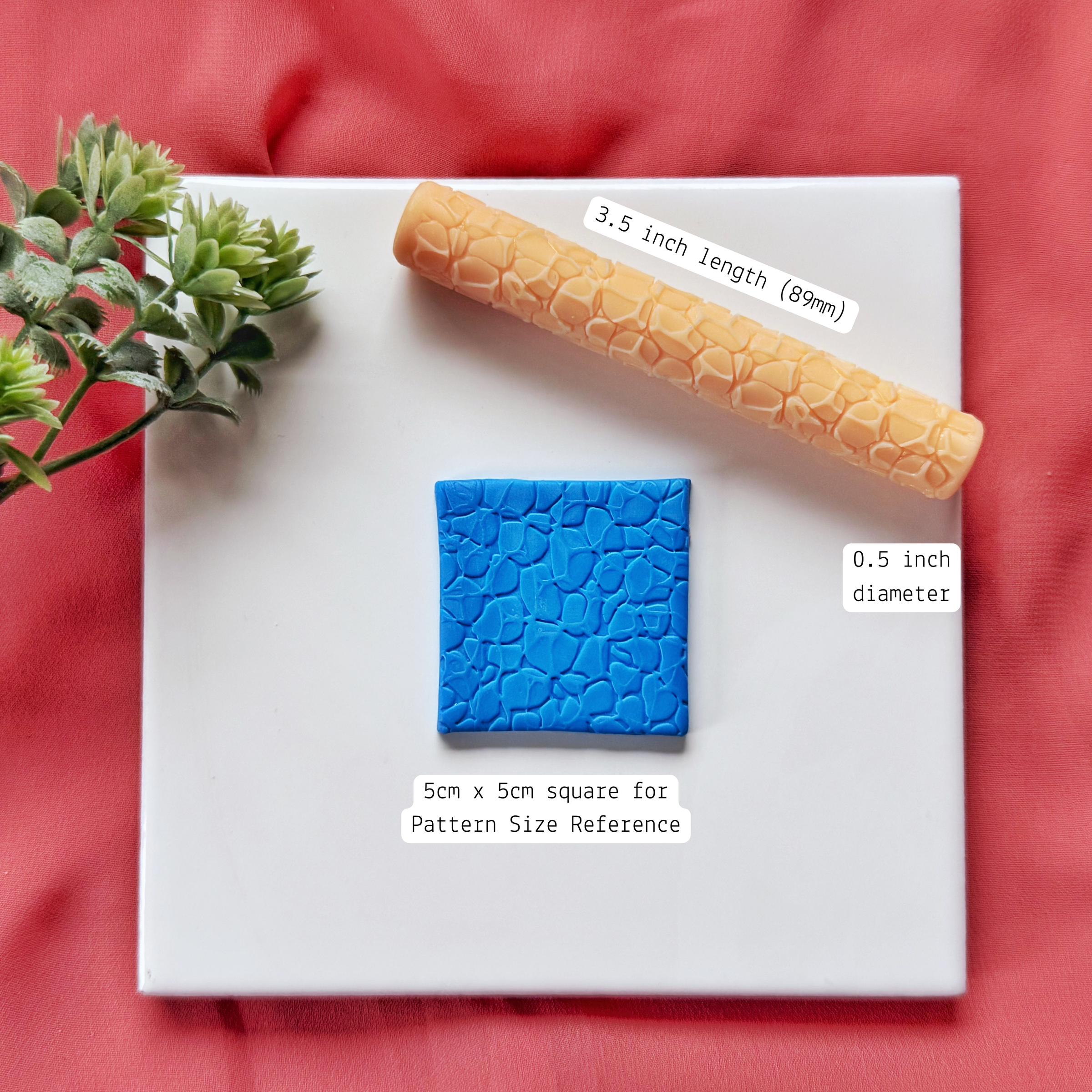 Water Texture Roller for Polymer Clay