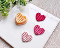 Disco Ball Heart Clay Cutter for Polymer Clay | Valentine's Day 2025 Collection