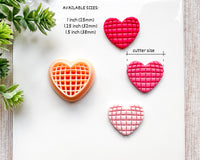 Disco Ball Heart Clay Cutter for Polymer Clay | Valentine's Day 2025 Collection