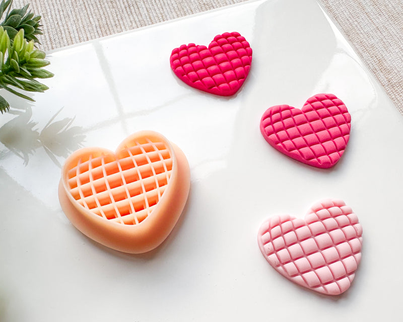 Disco Ball Heart Clay Cutter for Polymer Clay | Valentine's Day 2025 Collection