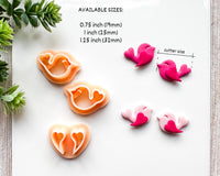 Love Birds Clay Cutter Set for Polymer Clay | Valentine's Day 2025 Collection