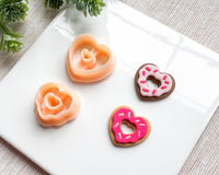 Heart Shaped Donut Clay Cutter Set for Polymer Clay | Valentine's Day 2025 Collection