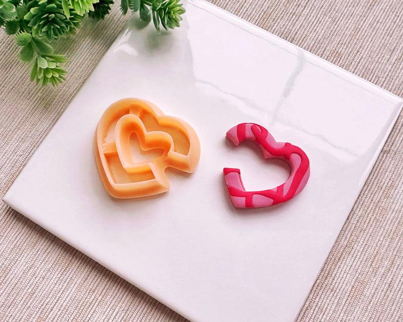 Heart Hoop Clay Cutter Set for Polymer Clay | Valentine's Day 2025 Collection