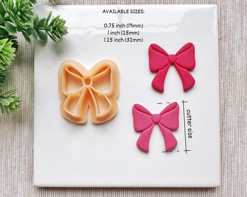 Elegant Bow Clay Cutter for Polymer Clay | Valentine's Day 2025 Collection