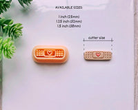 Love Bandaid Clay Cutter for Polymer Clay | Valentine's Day 2025 Collection