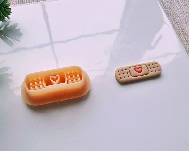 Love Bandaid Clay Cutter for Polymer Clay | Valentine's Day 2025 Collection