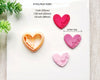 Cursive Love Heart Clay Cutter for Polymer Clay | Valentine's Day 2025 Collection