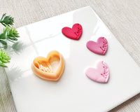 Cursive Love Heart Clay Cutter for Polymer Clay | Valentine's Day 2025 Collection