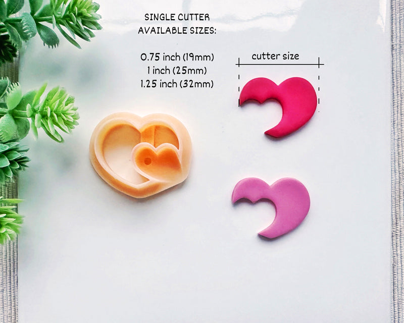 Cut Heart Clay Cutter for Polymer Clay | Valentine's Day 2025 Collection