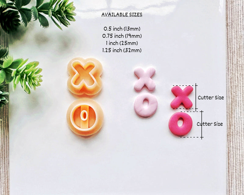 X and O Clay Cutter Set for Polymer Clay | Valentine's Day 2025 Collection