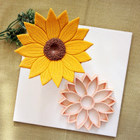 Sunflower Trinket Dish Cutter for Polymer Clay - 4 inch (10 cm)