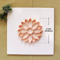 Sunflower Trinket Dish Cutter for Polymer Clay - 4 inch (10 cm)