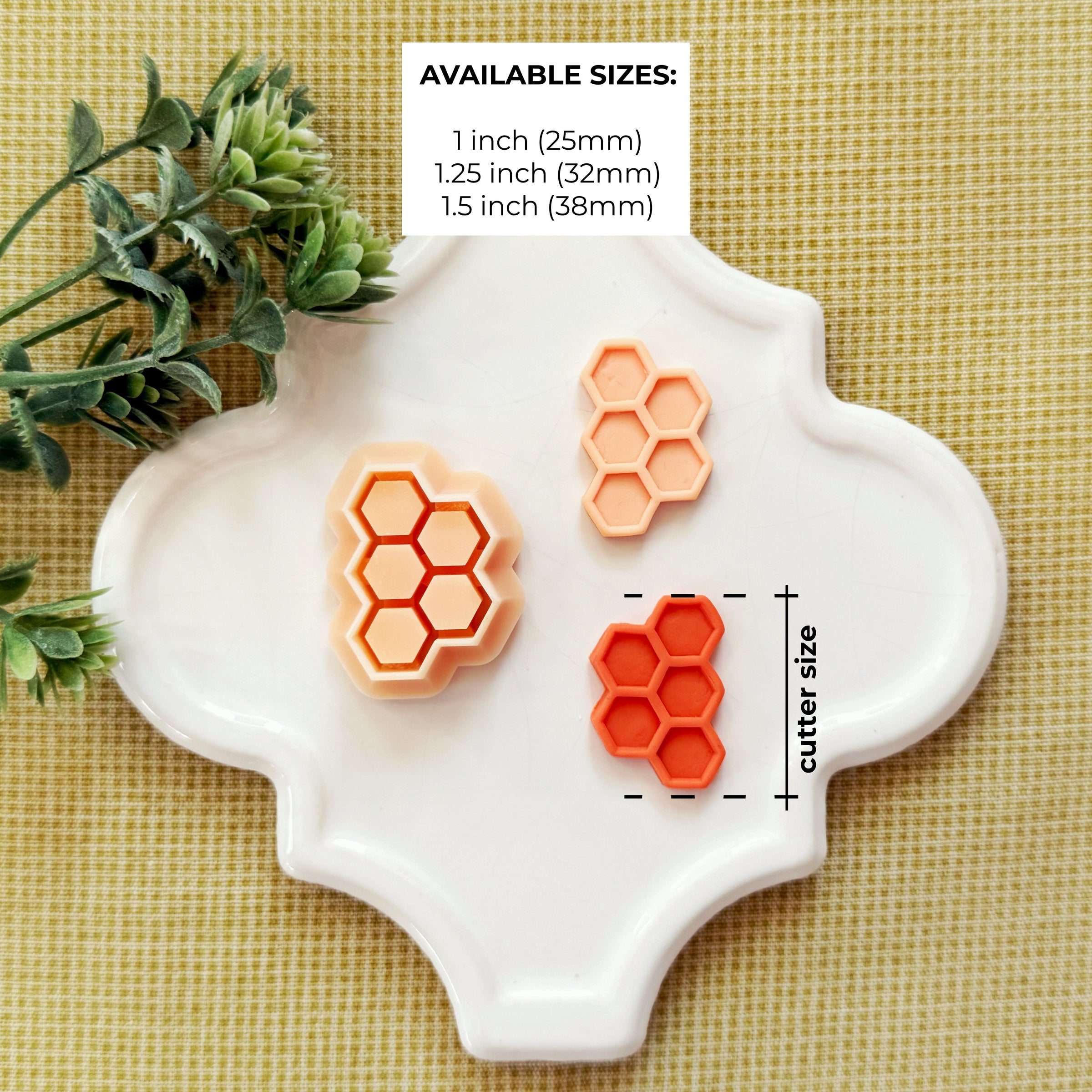 Honeycomb Debossing Polymer Clay Cutter