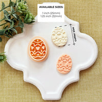 Heart Easter Egg Polymer Clay Cutter