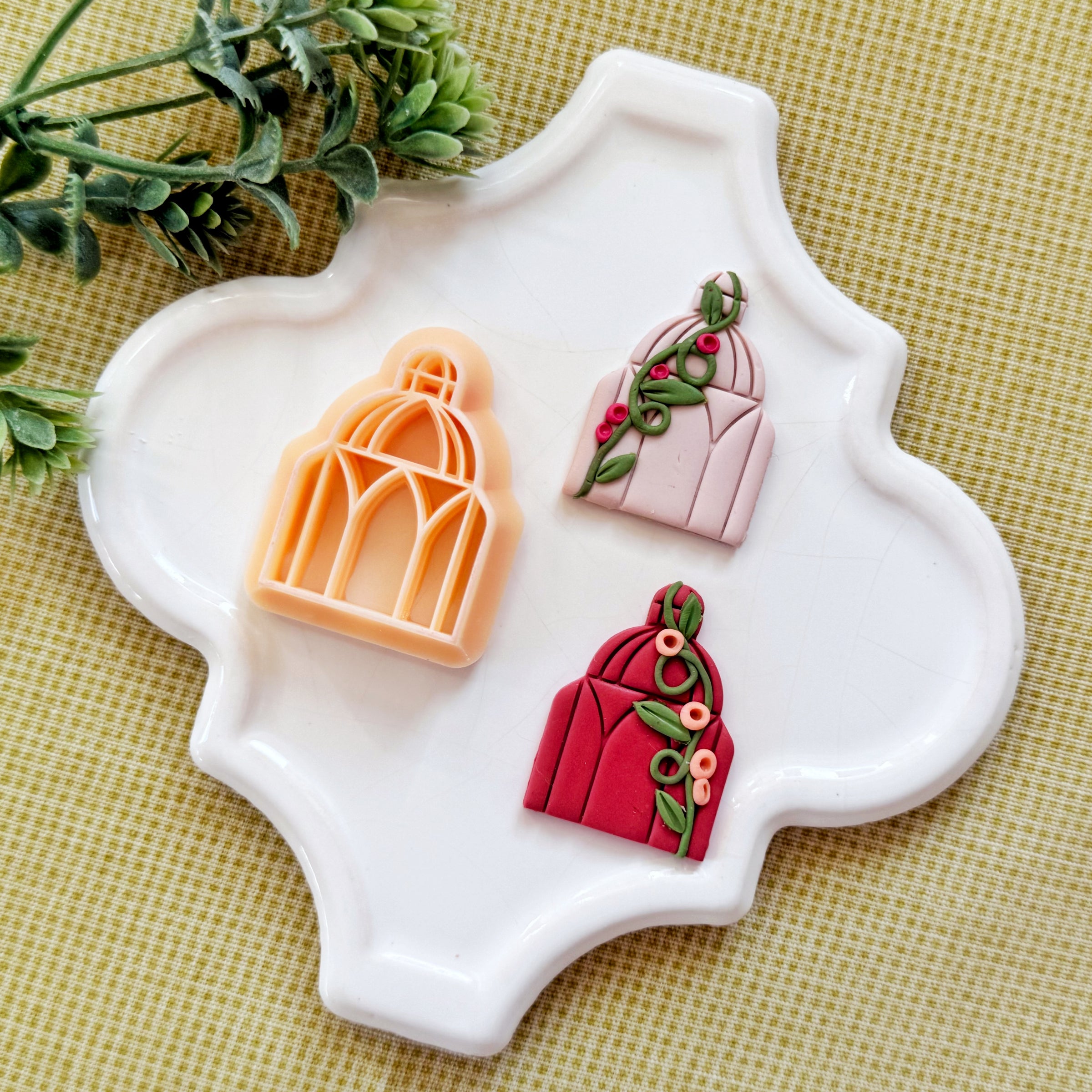 Greenhouse Botanical Polymer Clay Cutter