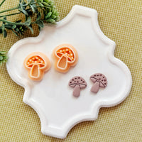 Whimsical Mushroom Polymer Clay Cutter