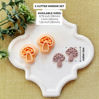Whimsical Mushroom Polymer Clay Cutter
