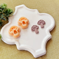 Whimsical Mushroom Polymer Clay Cutter