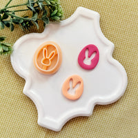 Easter Egg Bunny Cutout Polymer Clay Cutter