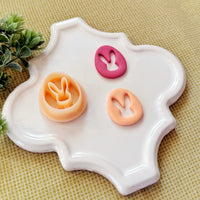 Easter Egg Bunny Cutout Polymer Clay Cutter