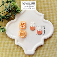 Bunny in Egg Polymer Clay Cutter