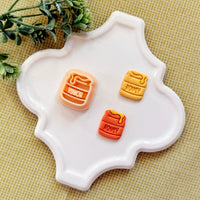 Honey Pot Debossing Polymer Clay Cutter (Honey Jar)