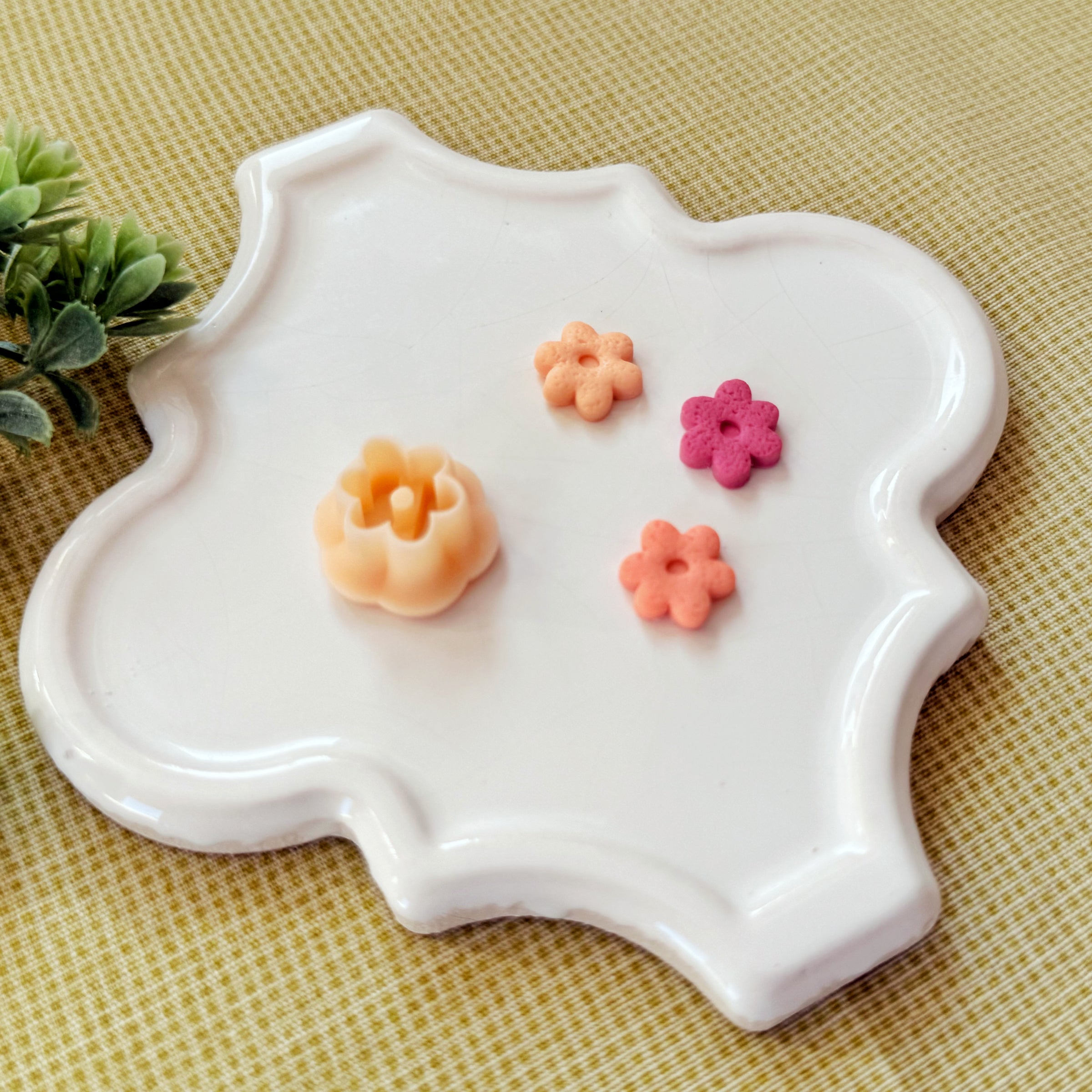Tiny Forget Me Not Polymer Clay Cutter