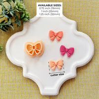 Dainty Bow & Ribbon Polymer Clay Cutter