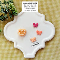 Tiny Butterfly Polymer Clay Cutter - Dainty Butterfly Tool