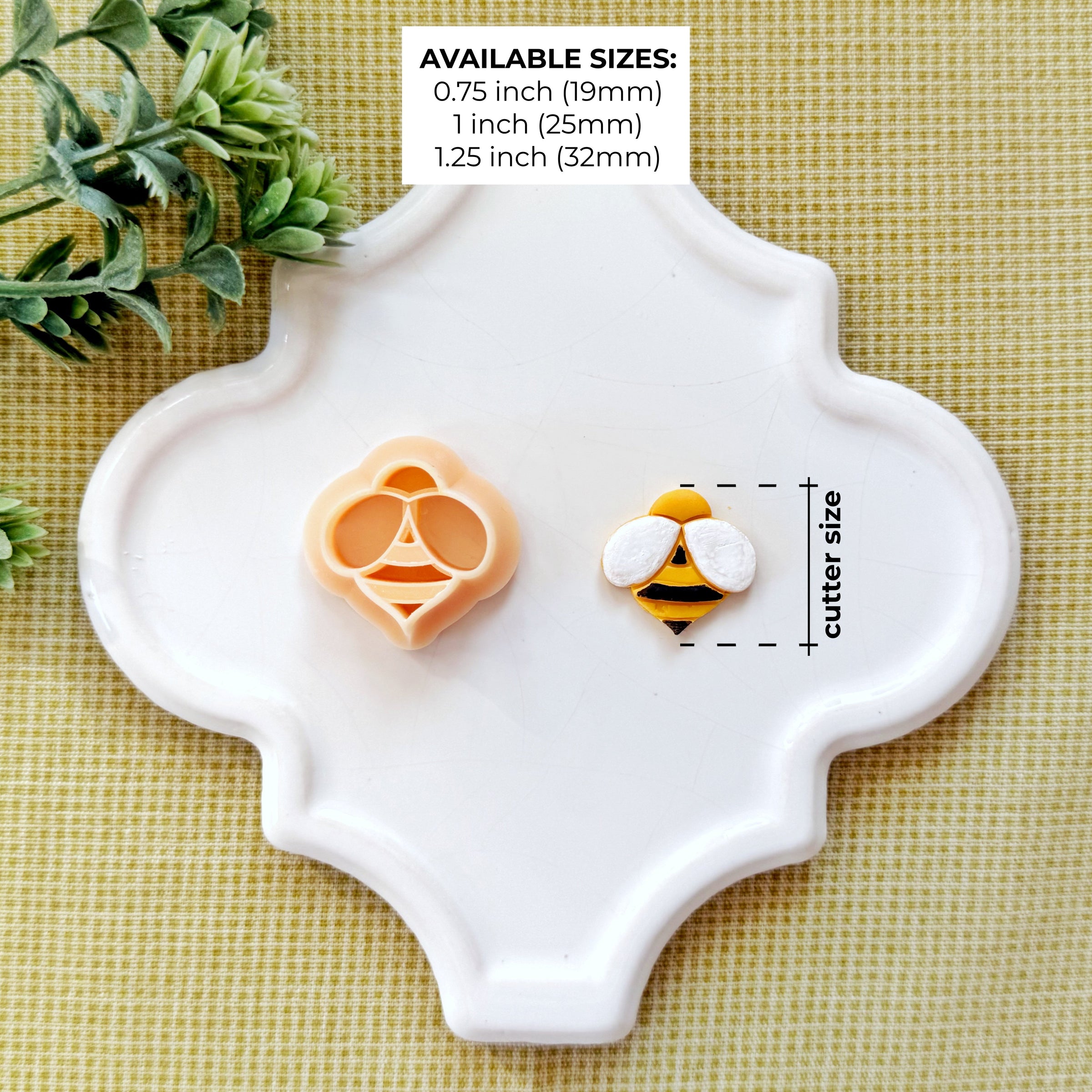 Honeybee Polymer Clay Cutter