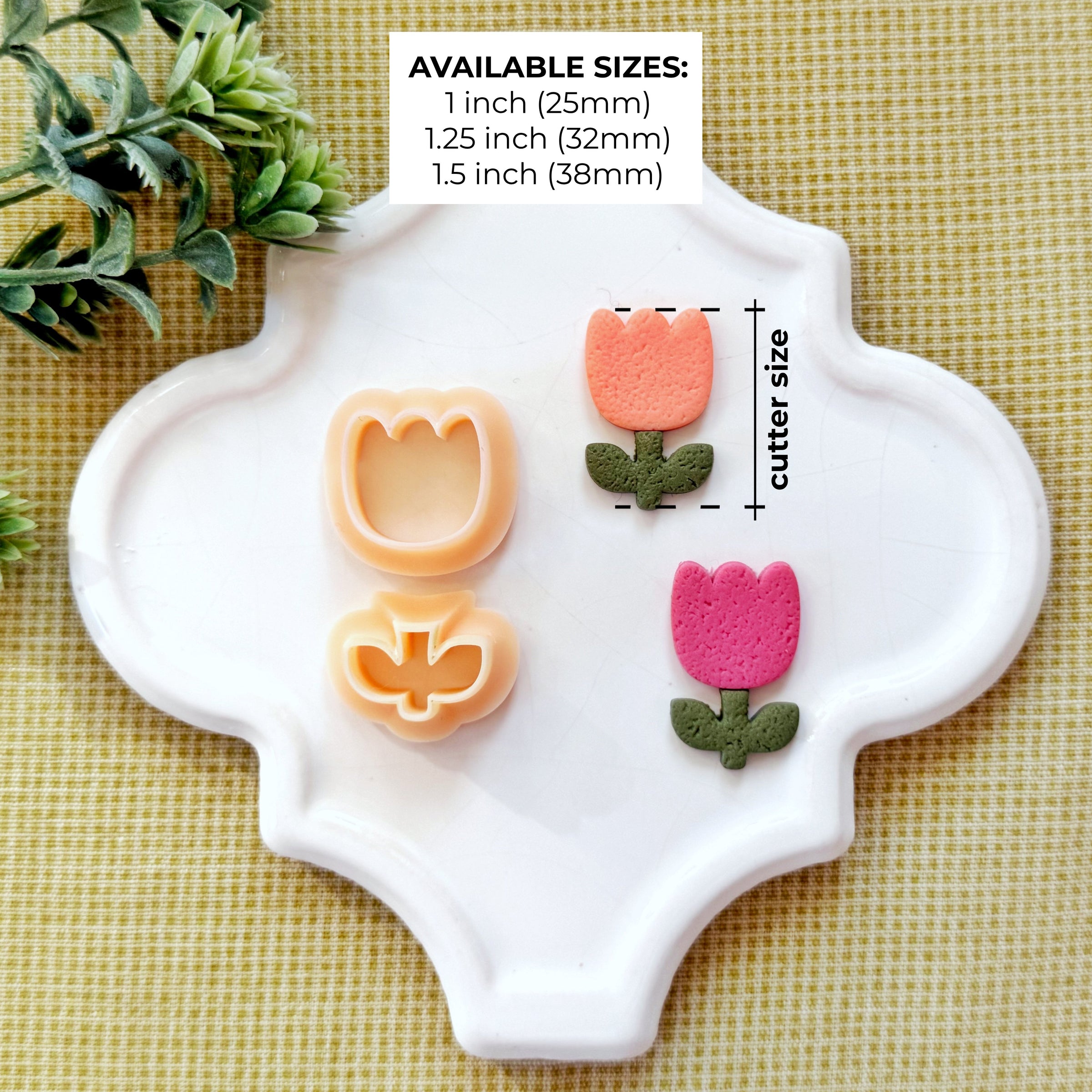 Tulip Stem Polymer Clay Cutter Set
