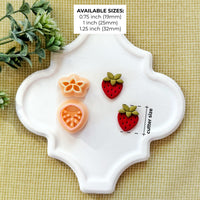 Sweet Strawberry Polymer Clay Cutter Set