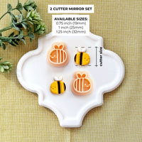 Happy Honeybee Polymer Clay Cutter