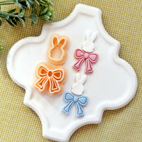 Bunny Bow Polymer Clay Cutter Set